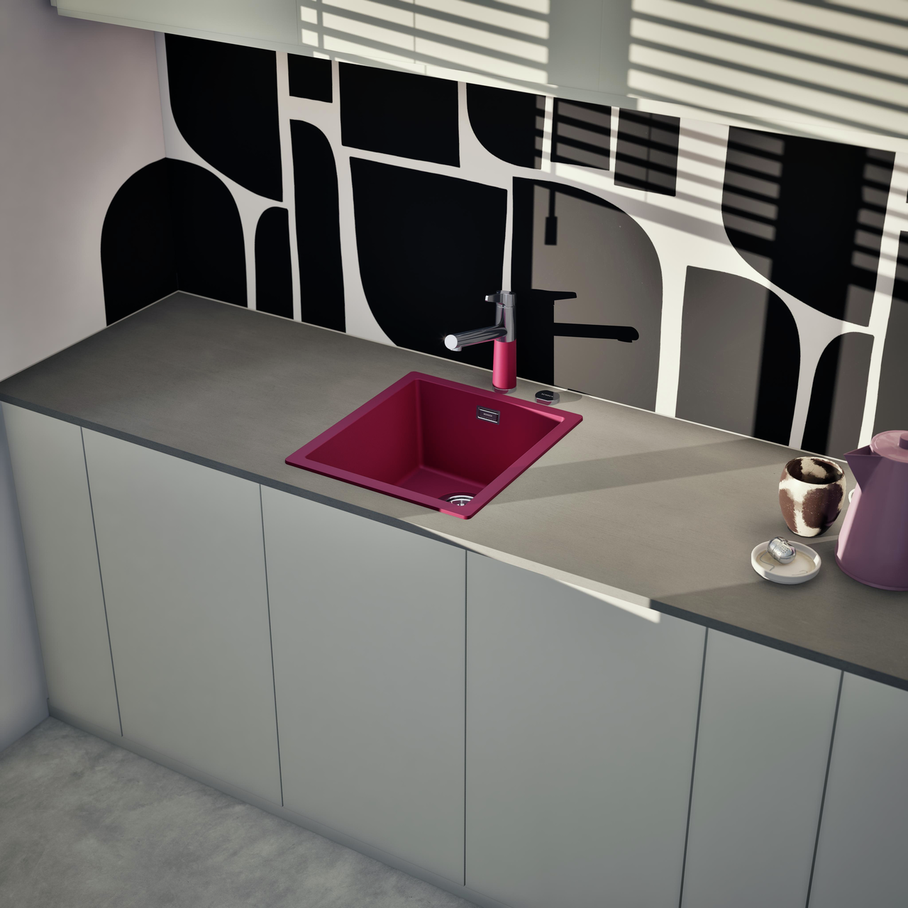 Dřez FORMHAUS D-100LS NERO